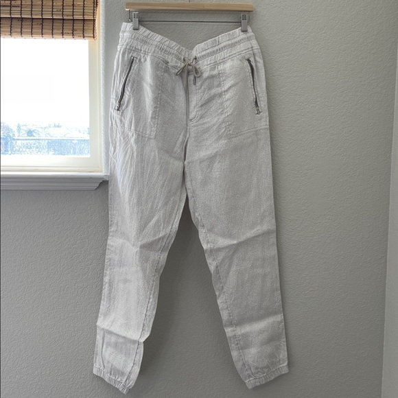 Athleta Cabo Linen Joggers in cheetah print - Picture 5 of 5